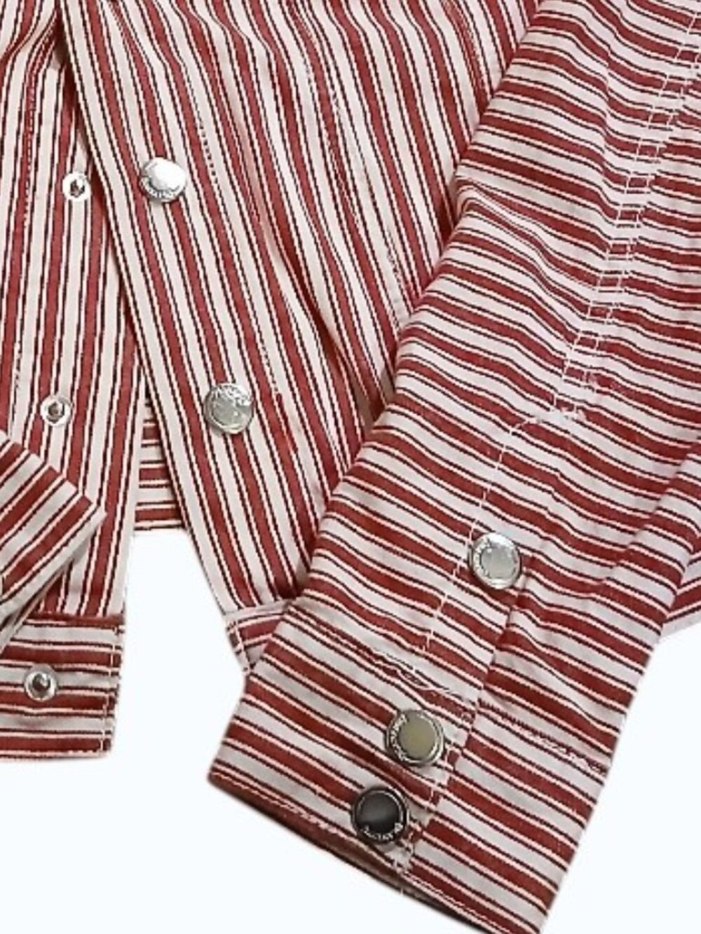 BLANKNYC Red & White Stripe Cotton Crop Jacket - EUC - Picture 11 of 16